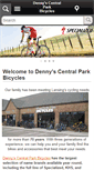 Mobile Screenshot of dennyscentralparkbikes.com